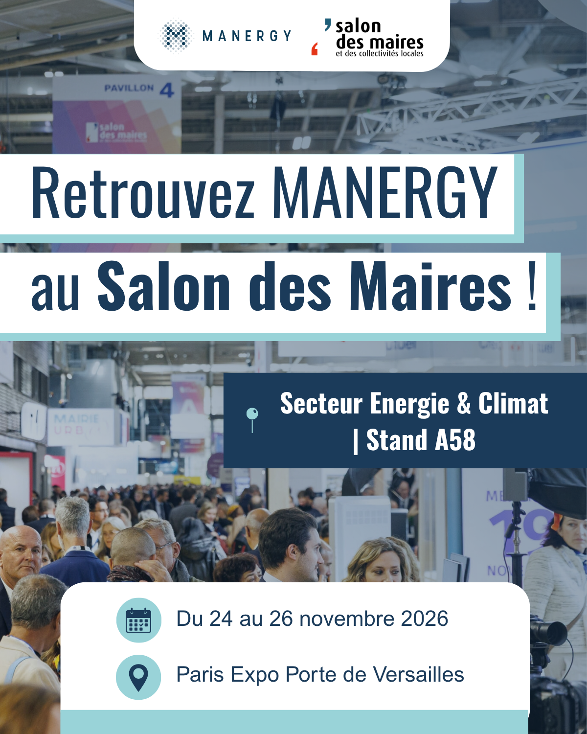participation des salons des maires 2026